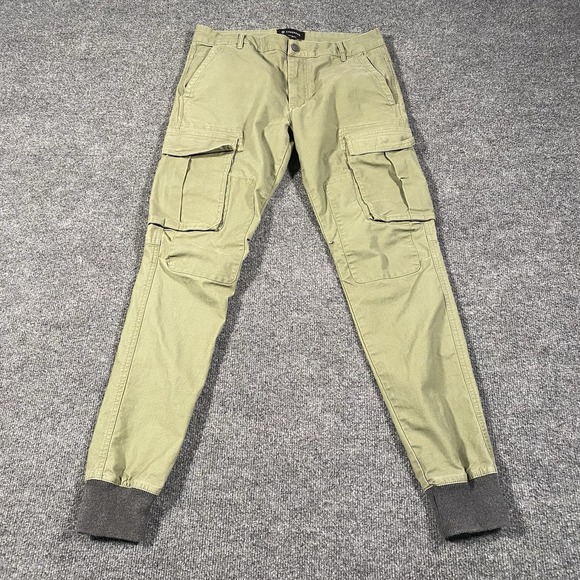 Zanerobe Other - Zanerobe Stretch Cargo Jogger Pants Mens 30x30 Military Green Tapered Leg